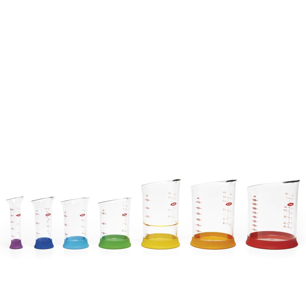 7 Piece Liquid Measuring Beaker Set M5