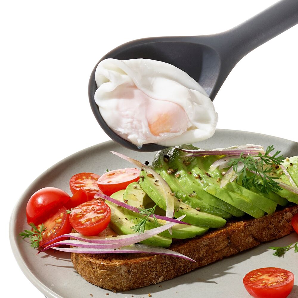 OXO Good Grips Silicone Slotted Spoon - Peppercorn T1