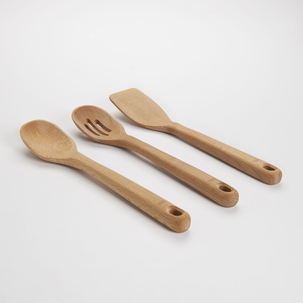 3 Piece Wooden Utensil Set V8