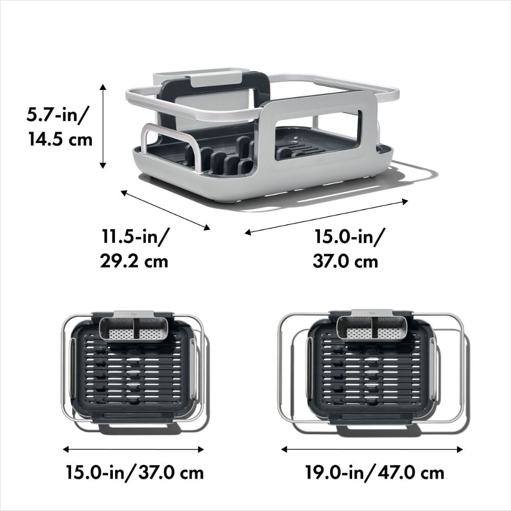 Over-the-sink Aluminum Dish Rack W5