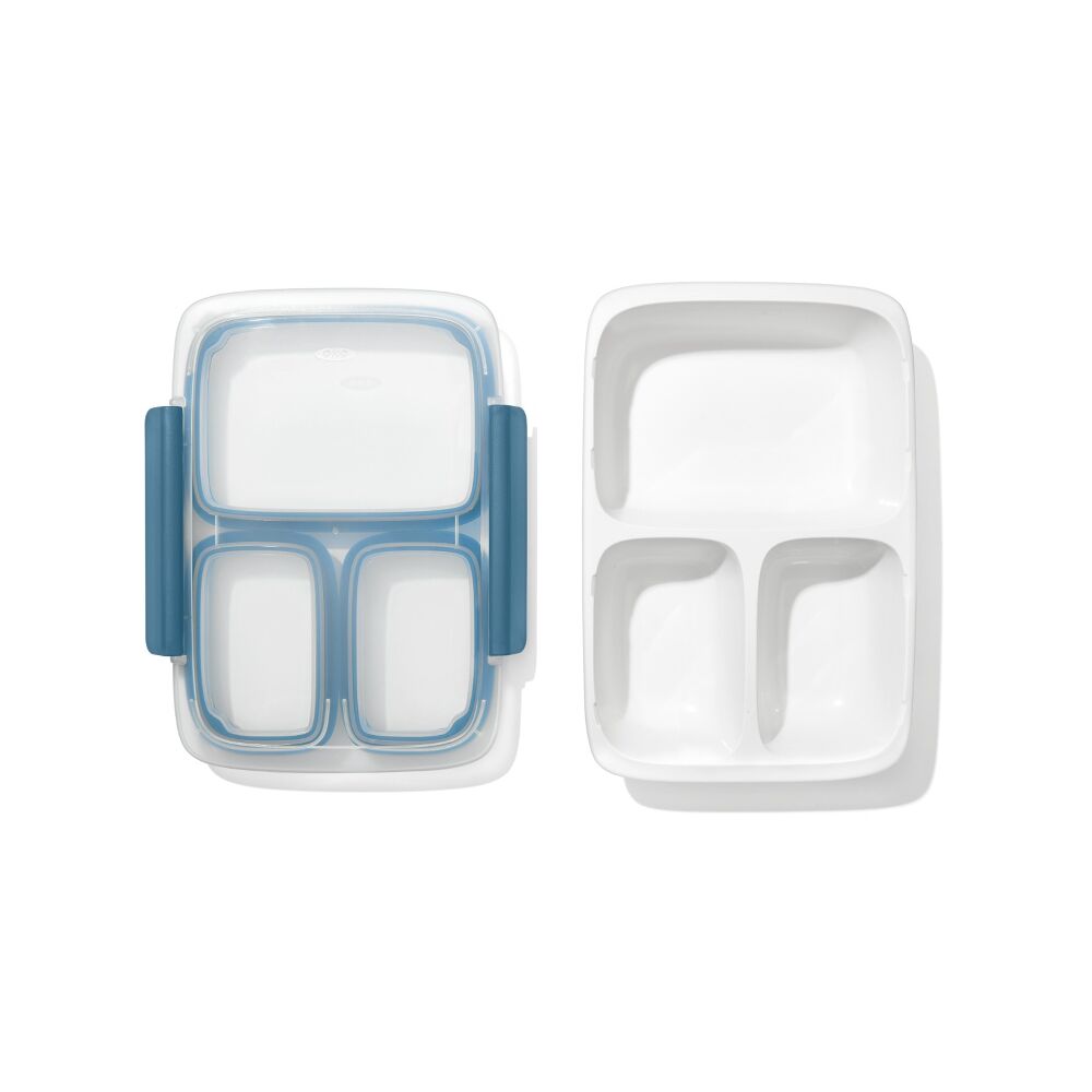 Prep & Go 4.1-Cup Divided Container - Ocean Blue B8