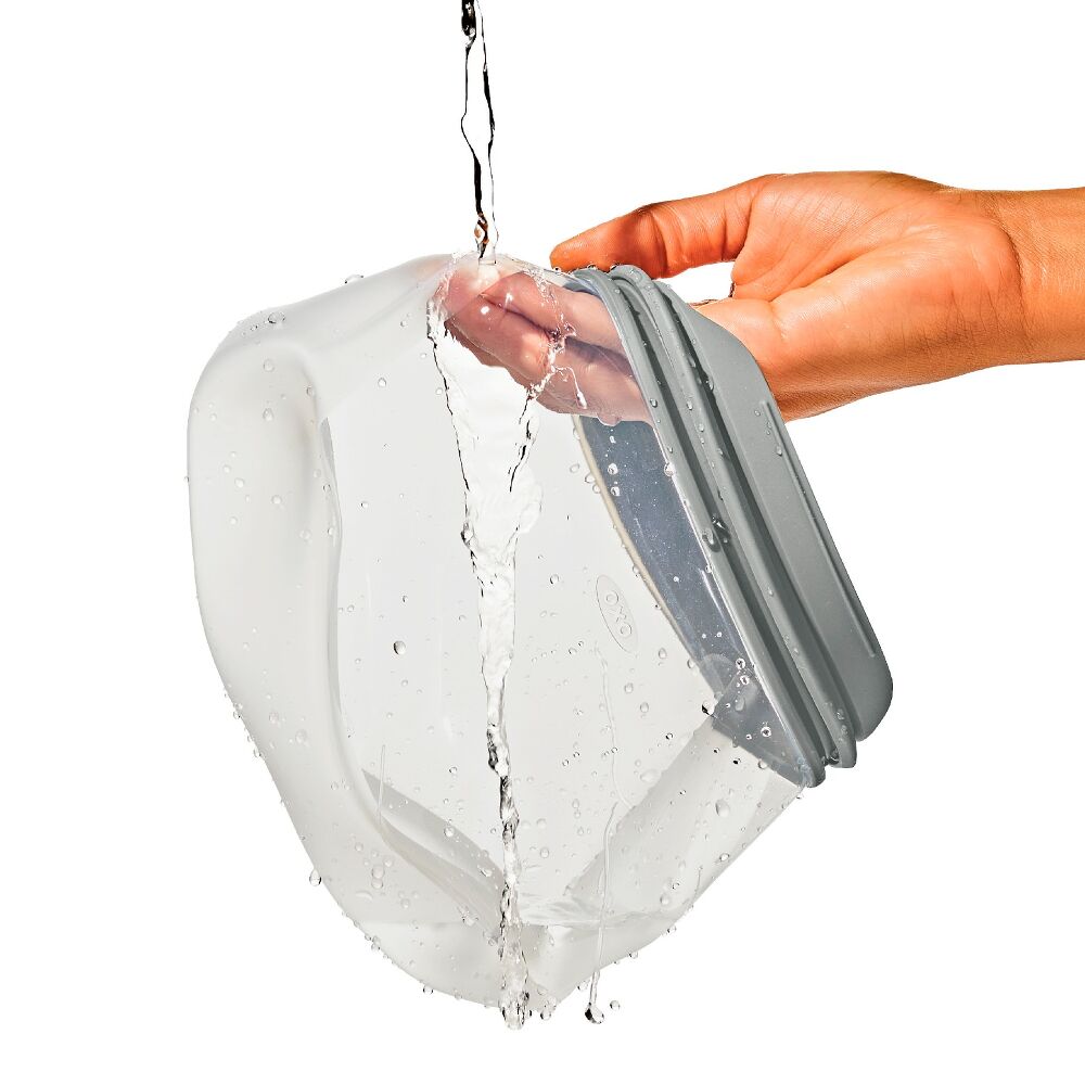 Silicone Reusable Bag Stand-Up Quart (32 oz) - Fog O5
