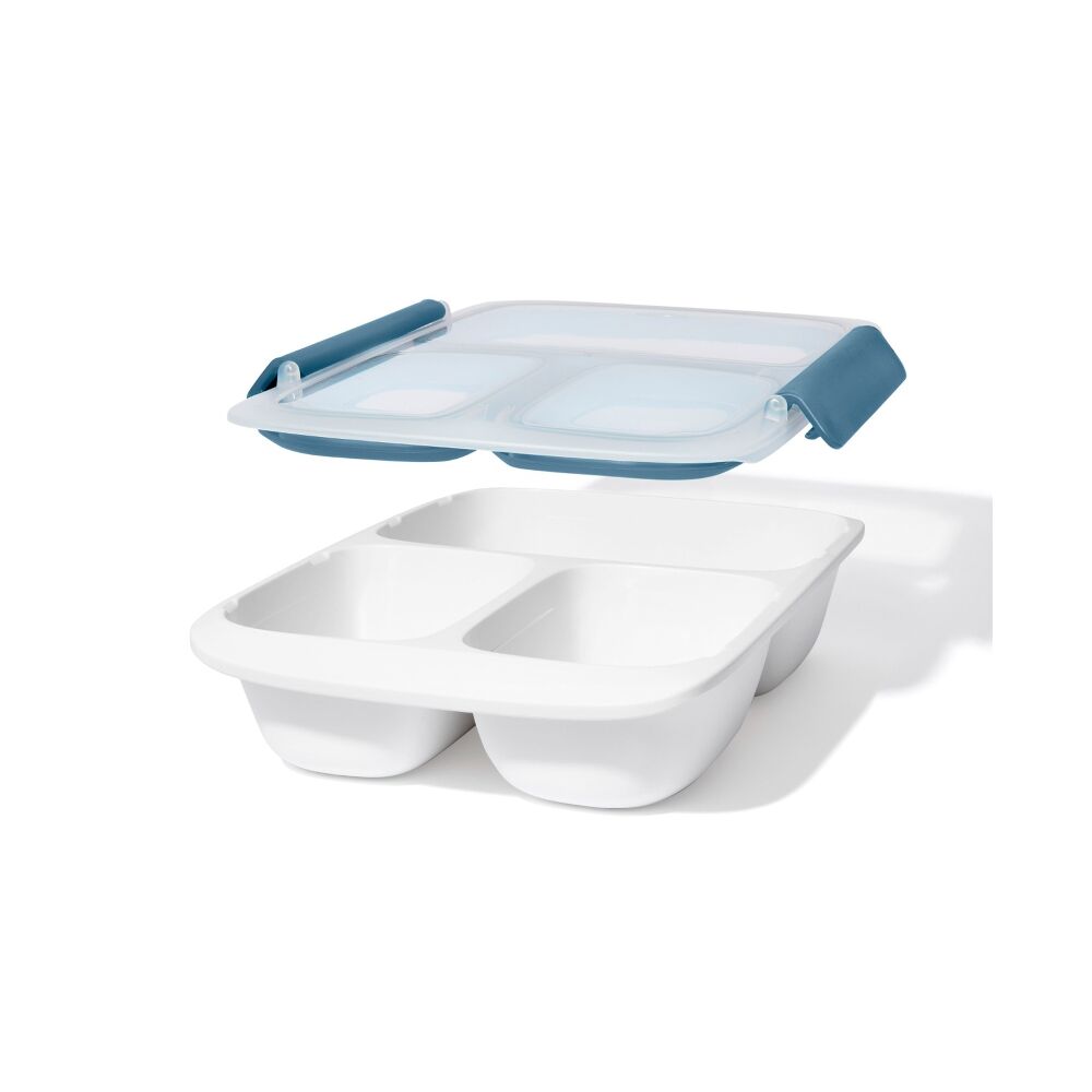 Prep & Go 4.1-Cup Divided Container - Ocean Blue B8