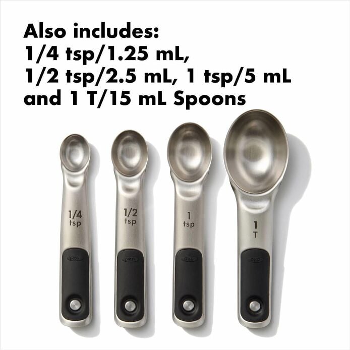 Stainless Steel Measuring Cups and Spoons Set F9