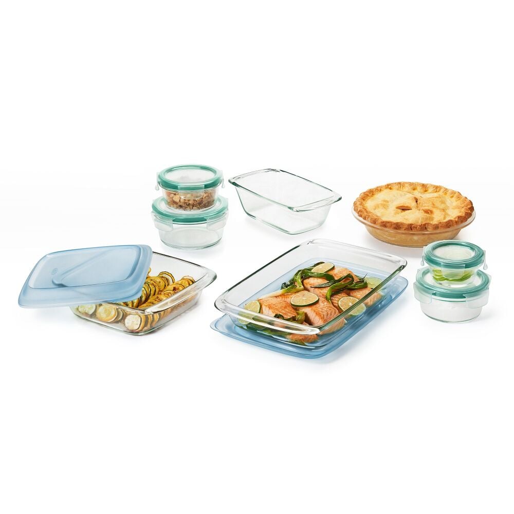 14-Piece Glass Bake, Serve & Store Set I6