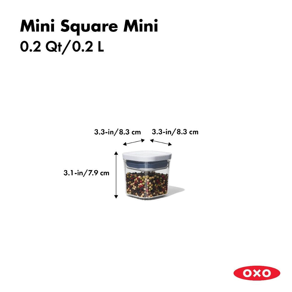 POP Container - Mini Square Mini (0.2 Qt.) J3