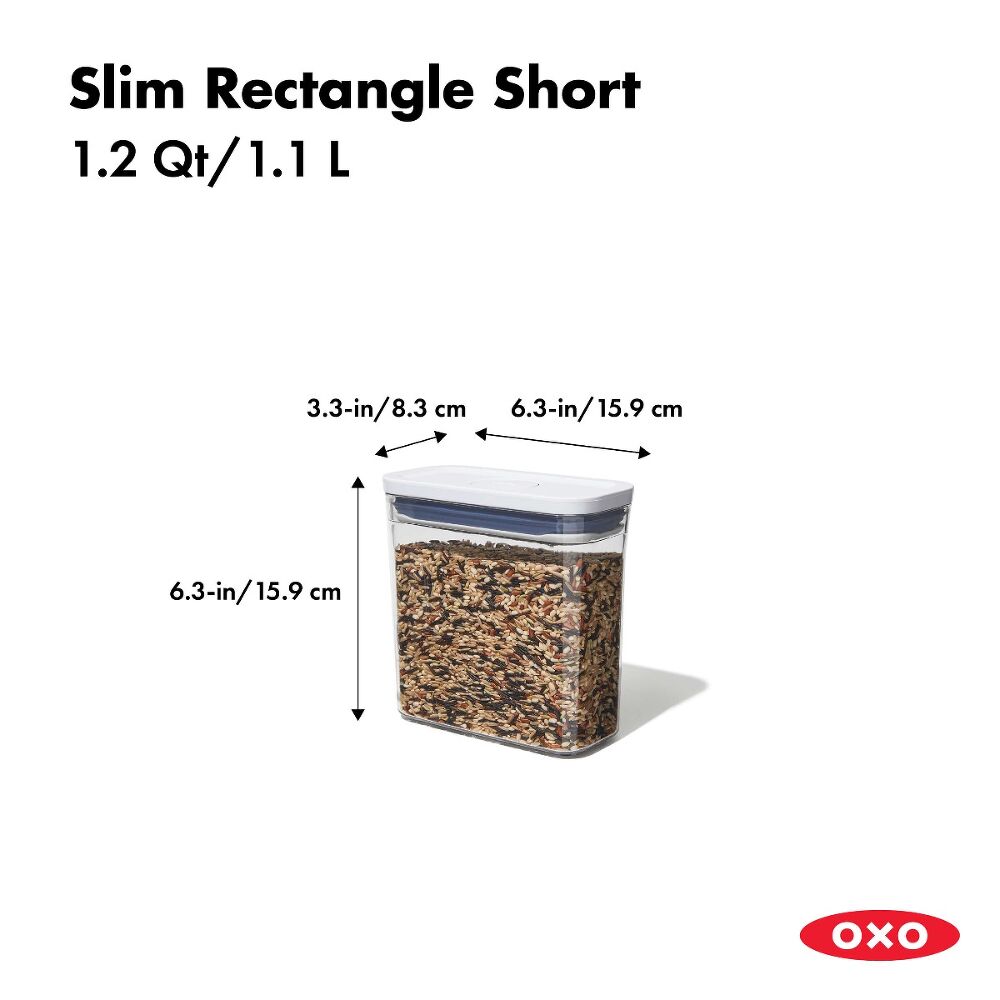 POP Container - Slim Rectangle Short (1.2 Qt.) P8