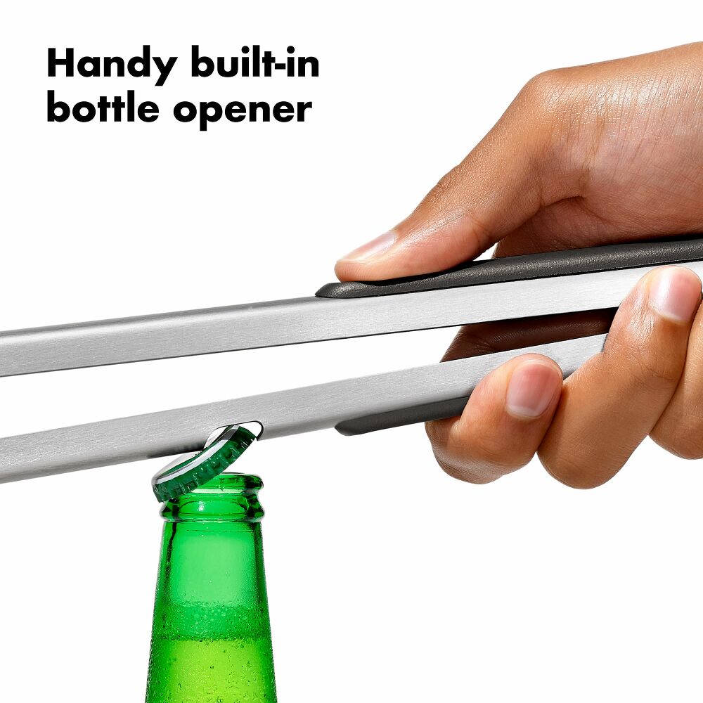 Grilling Tongs with Built-In Bottle Opener B5