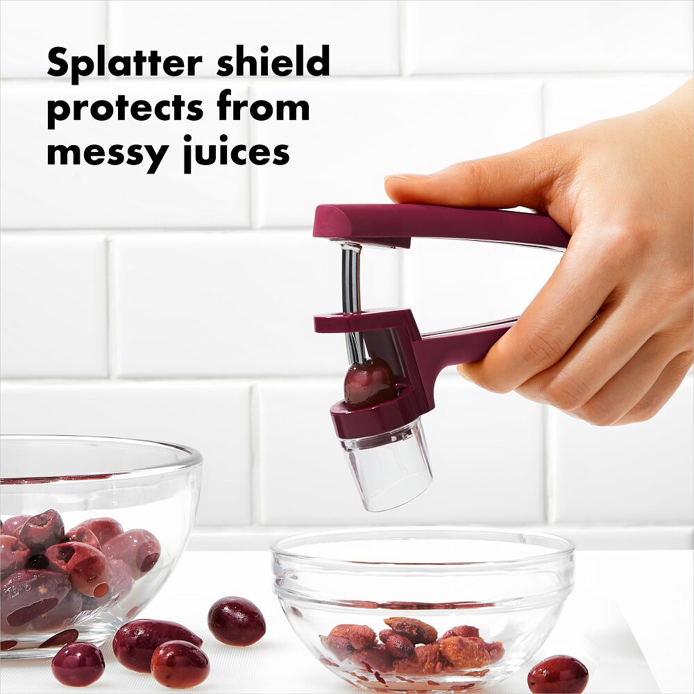 OXO Good Grips Cherry & Olive Pitter - Beet A3