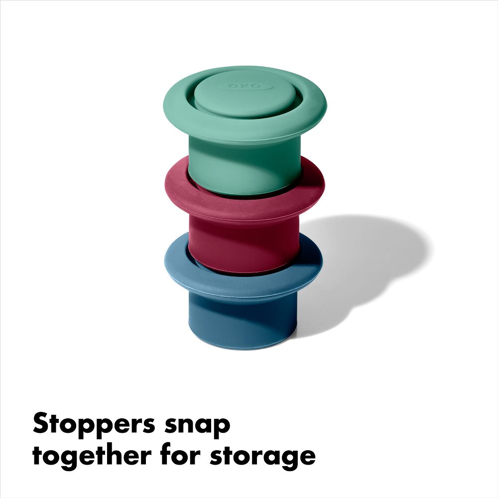 OXO Good Grips Silicone Wine Stoppers S4