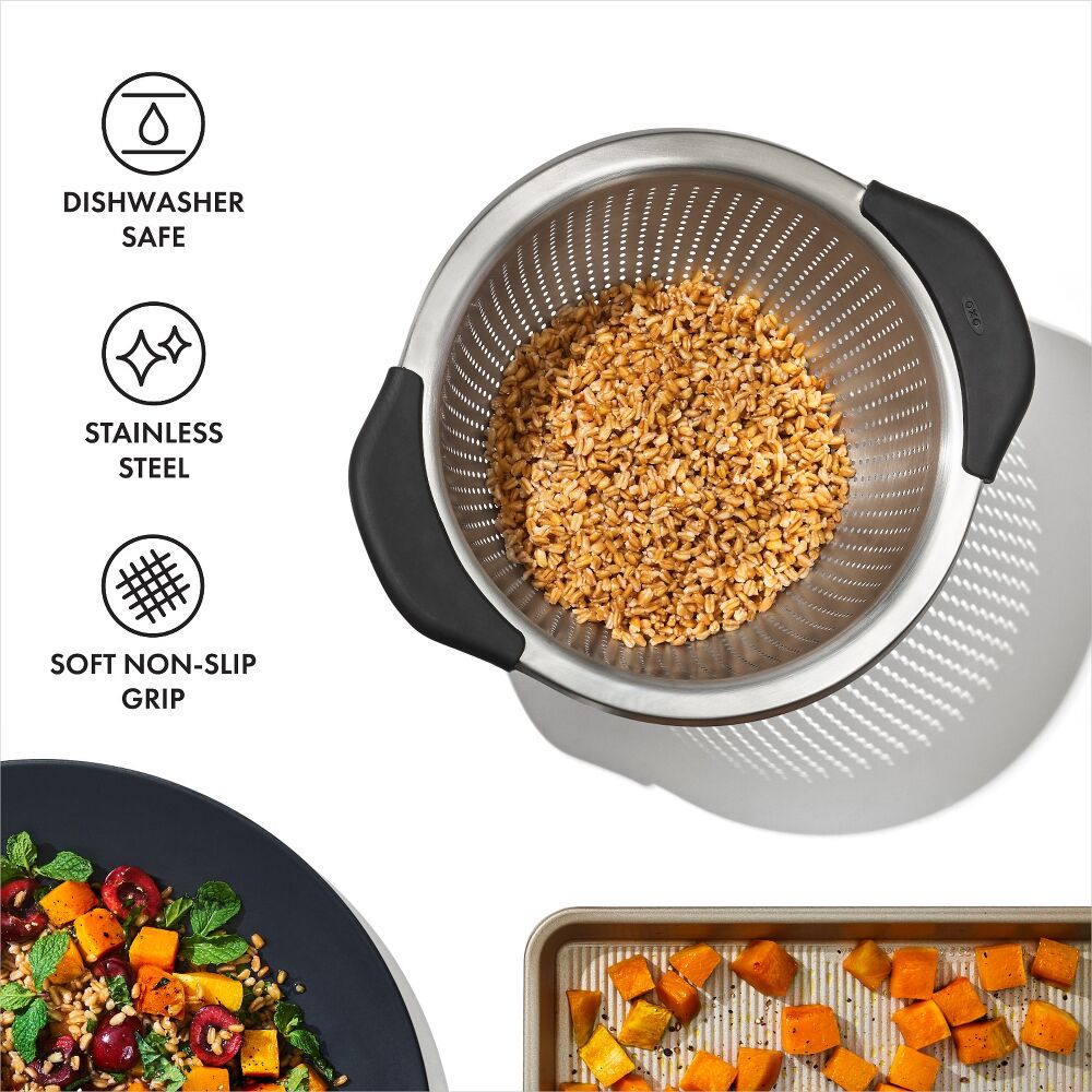 Stainless Steel 3 qt./ 2.8L Colander G2