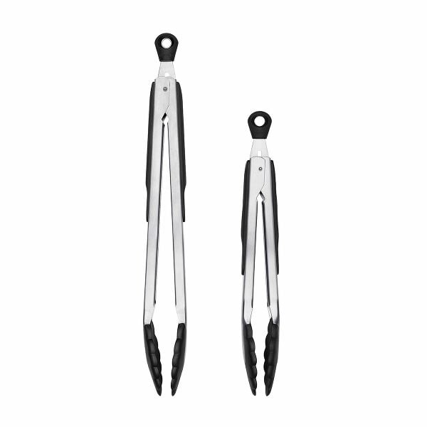 2-Piece Tongs with Nylon Heads Set W5