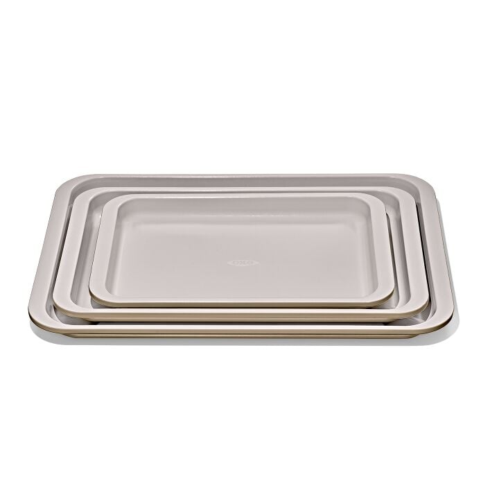 Non-Stick Pro Ceramic Coated Metal Bakeware 3 Pc Set N2