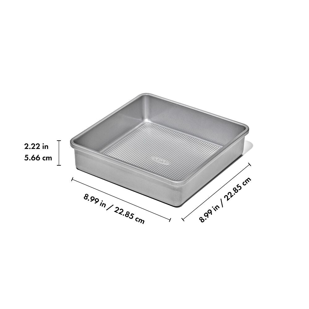 Nonstick Pro Clear Coated 9 In Square Cake Pan W8