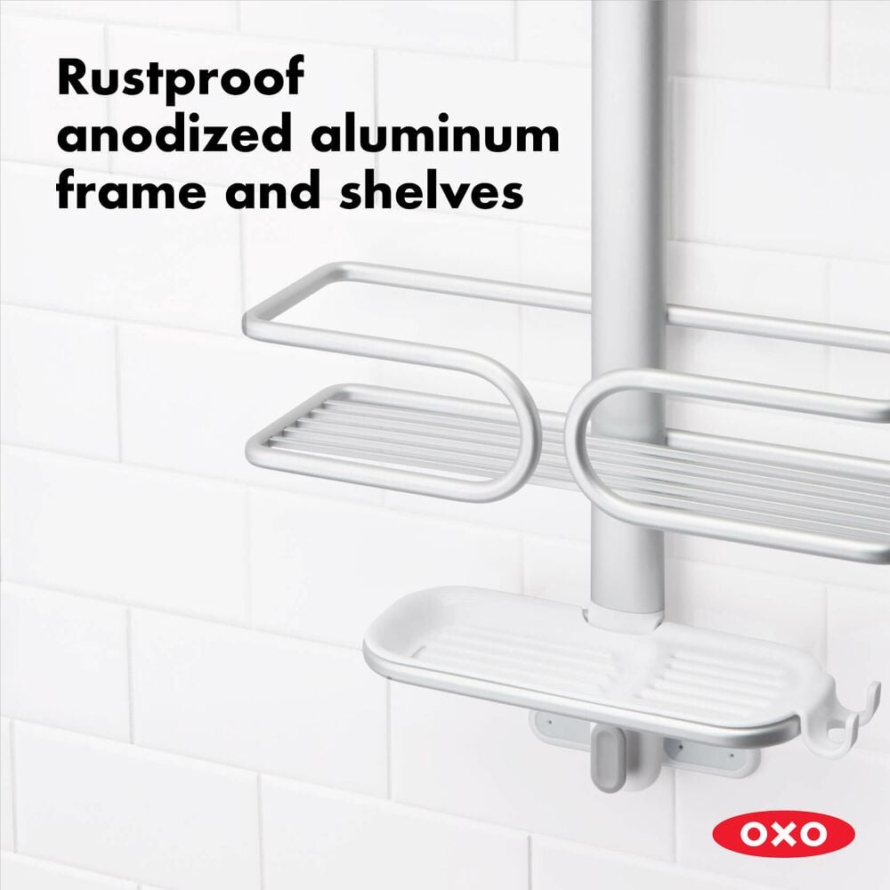 Aluminum 3-Tier Shower Caddy K2