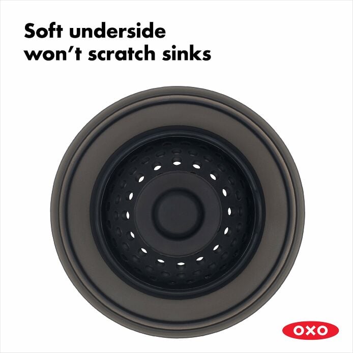 2-in-1 Silicone Sink Strainer with Stopper H0