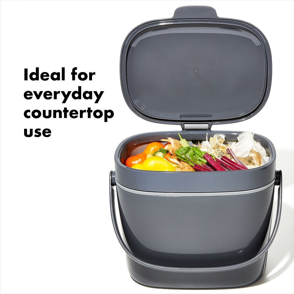 Easy-Clean Compost Bin - 1.75 Gal H5