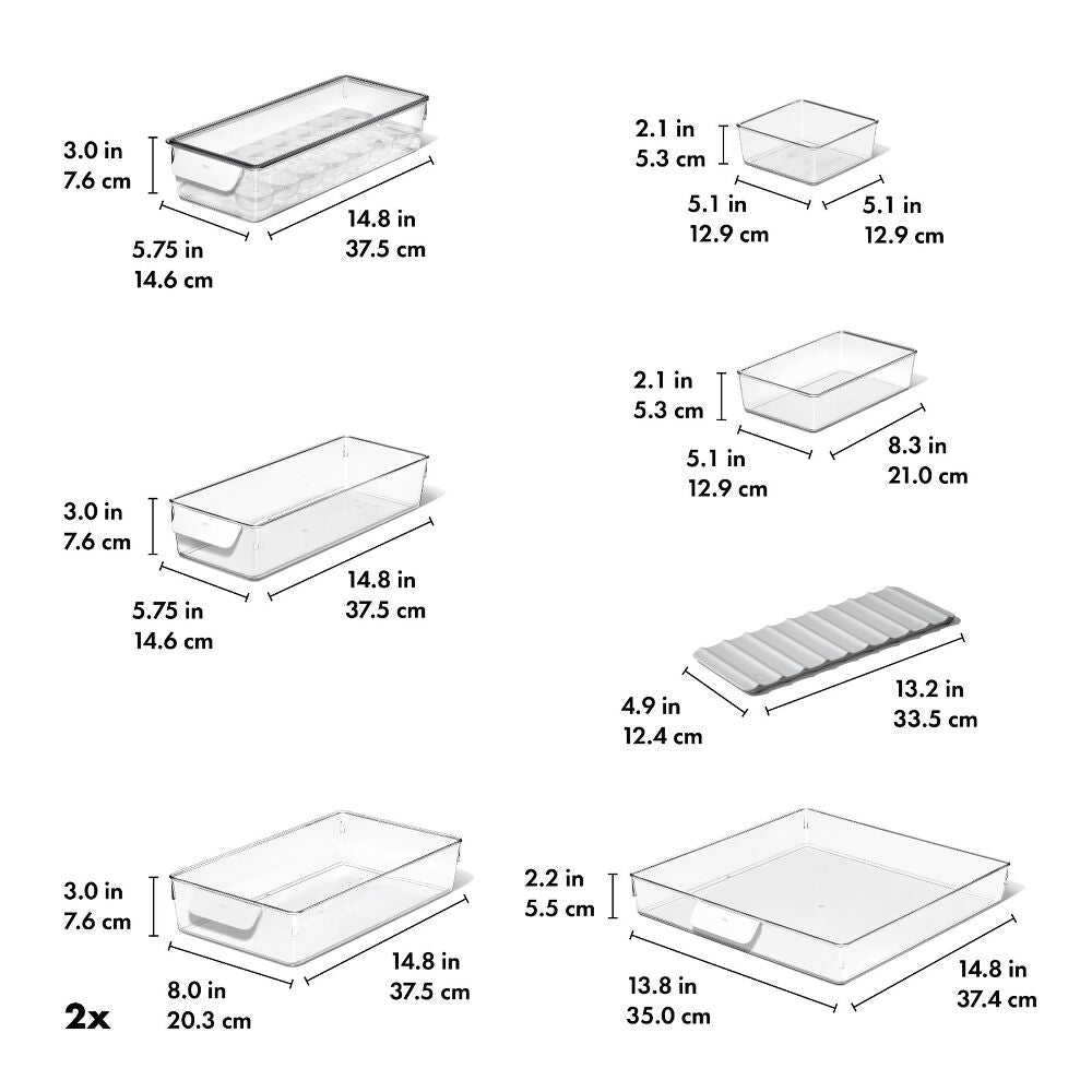 8 Piece Refrigerator Organization Set F7