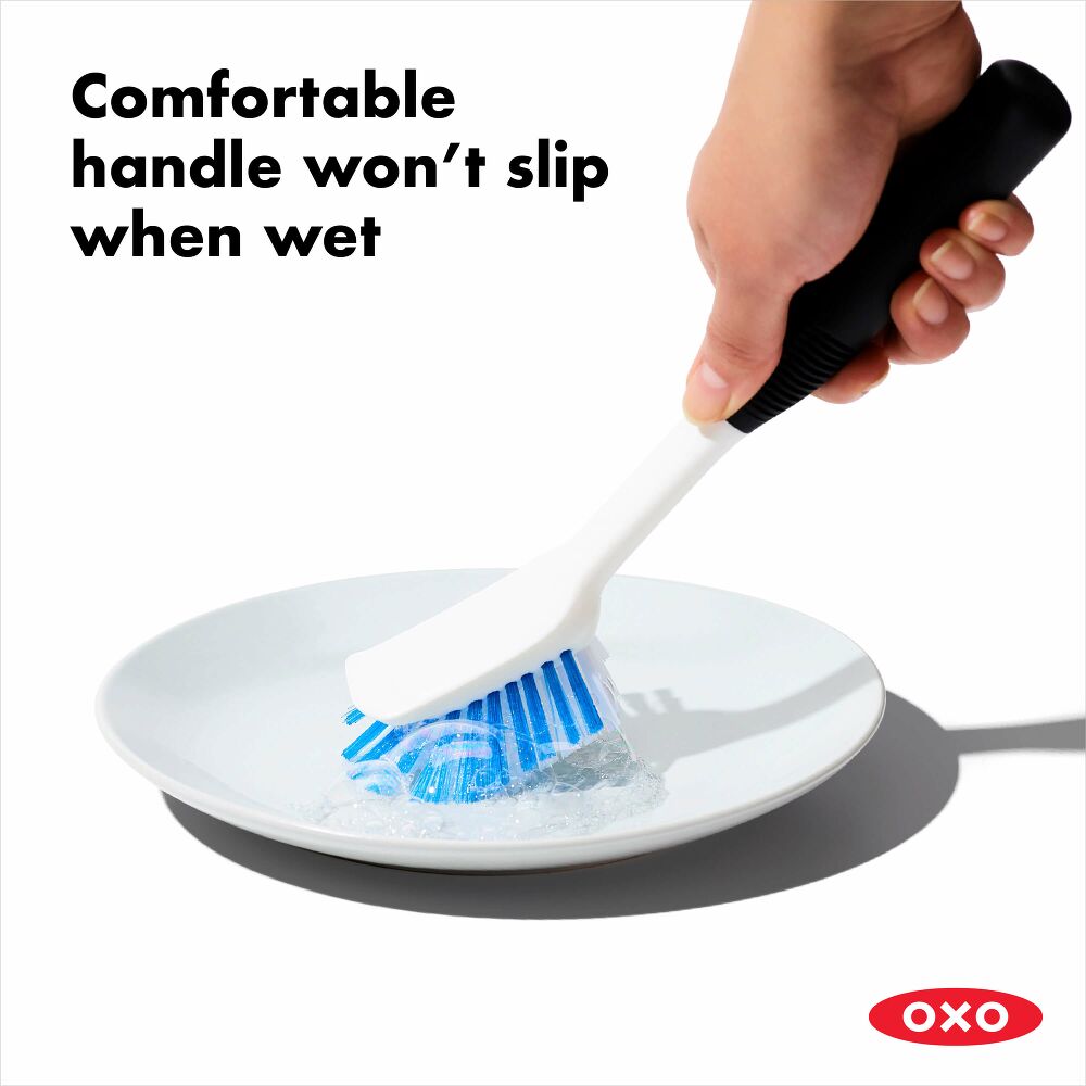 Dish Brush with Scraper V5