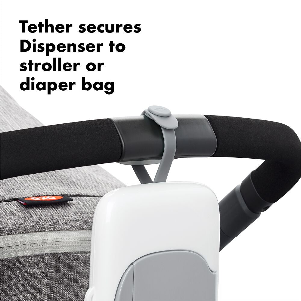 OXO TOT 2-Pack On-the-Go Wipes Dispenser, Gray S8