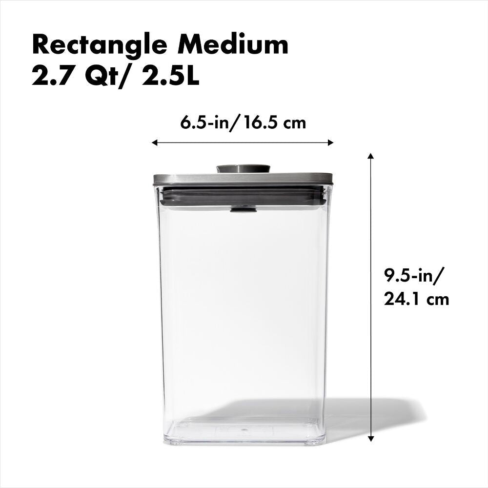 POP Container - Rectangle Medium (2.7 Qt/2.6 L) S6