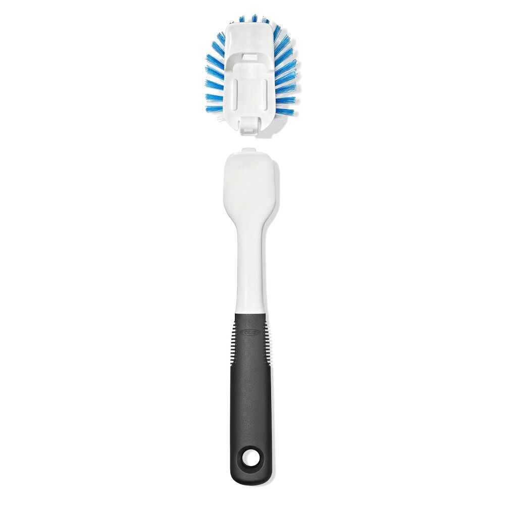 Nylon Bristle Dish Brush with Refills J2