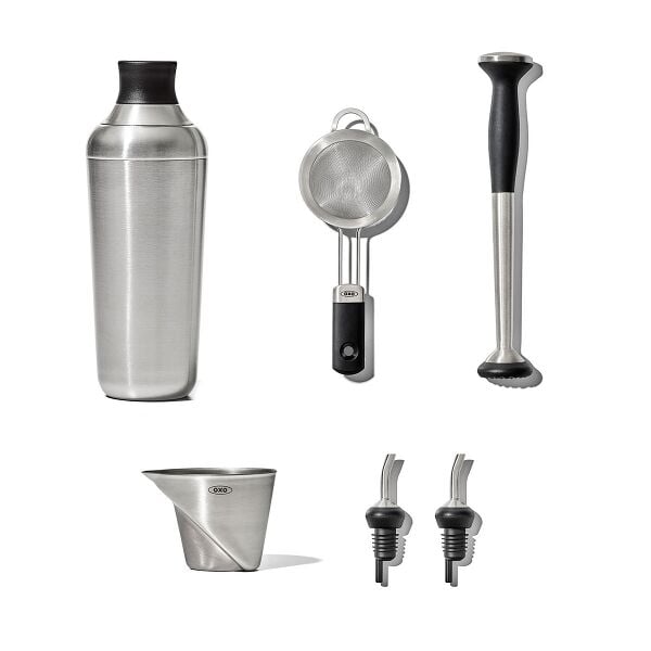 Steel 6-Piece Barware Set I2