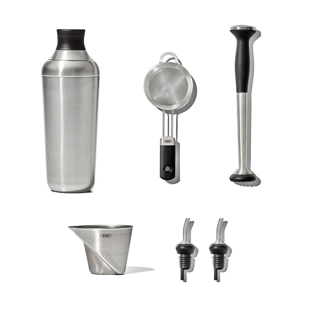 Steel 6-Piece Barware Set I2