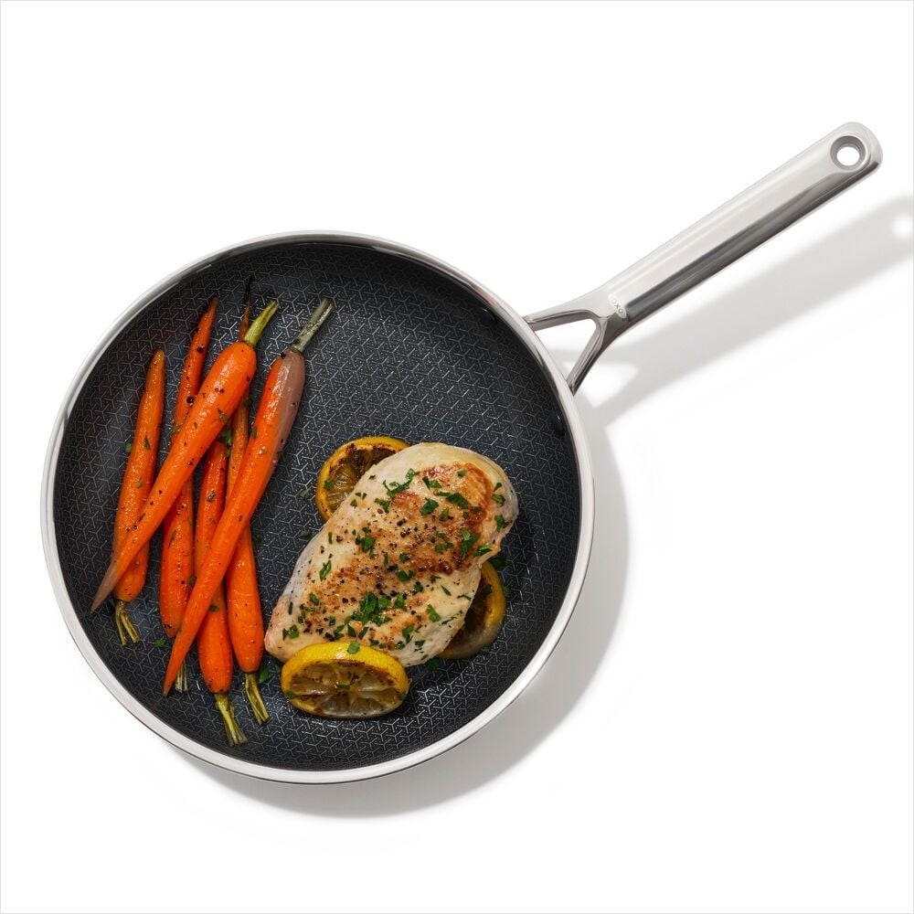 Trident Hybrid Non-Stick Stainless Steel 10 in Fry Pan W6