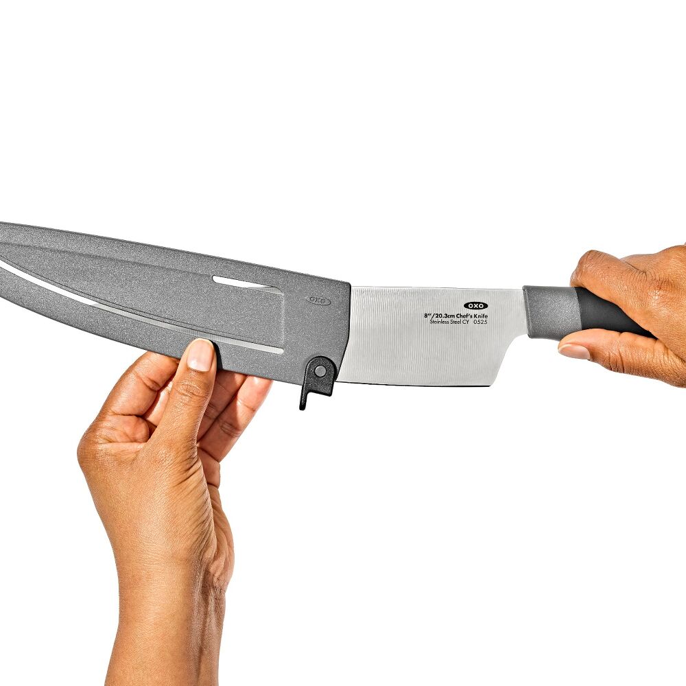 8 in Chefs Knife with Locking Sheath N1