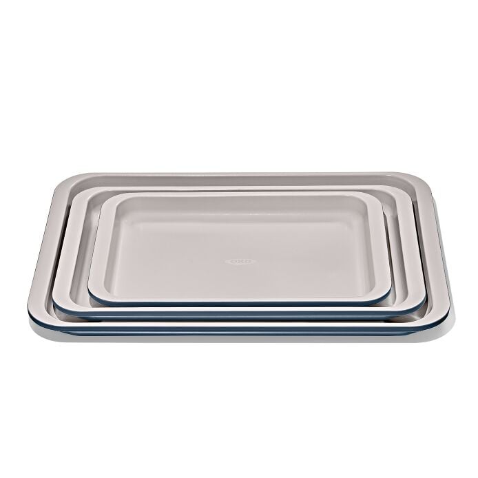 Non-Stick Pro Ceramic Coated Metal Bakeware 3 Pc Set N2