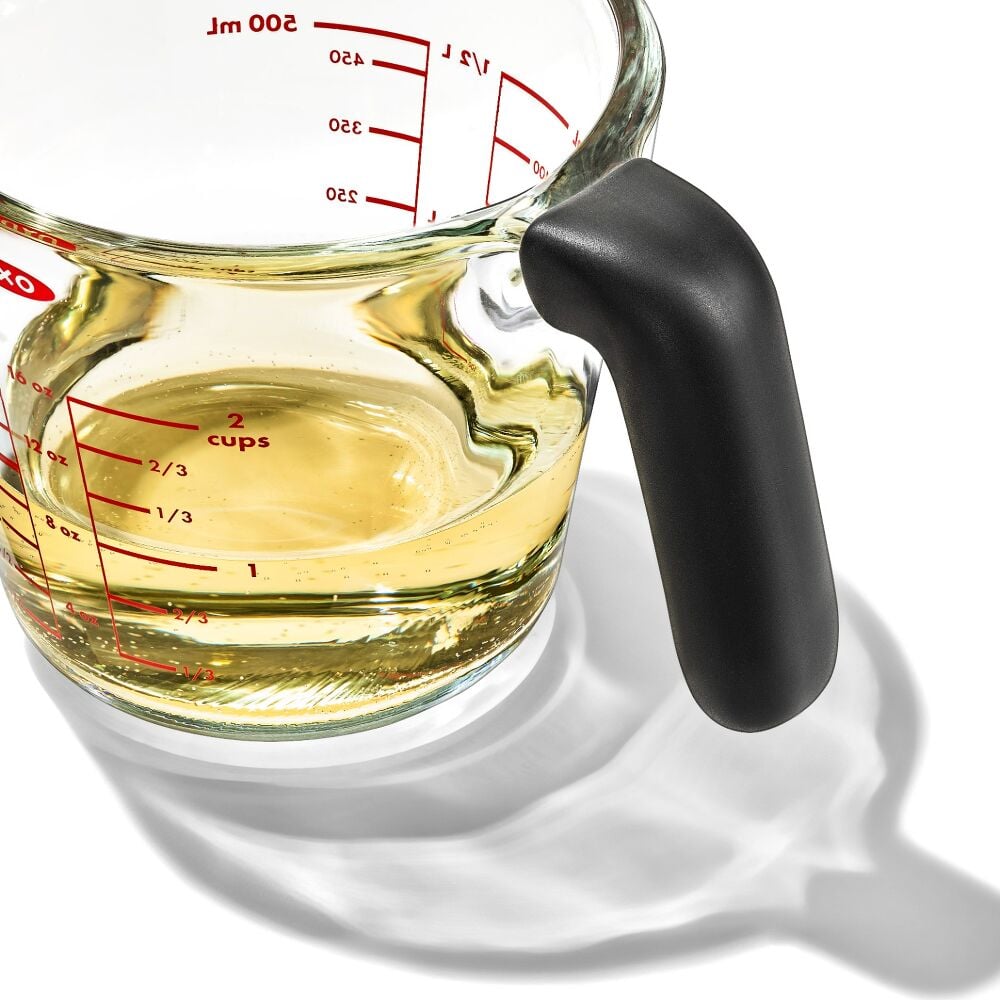 2 Cup Glass Measuring Cup with Lid M5