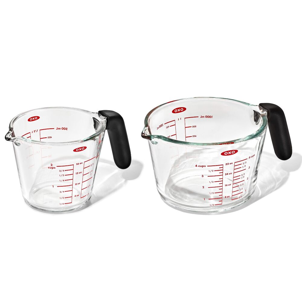 2-Cup and 4-Cup Glass Measuring Cup Set E7