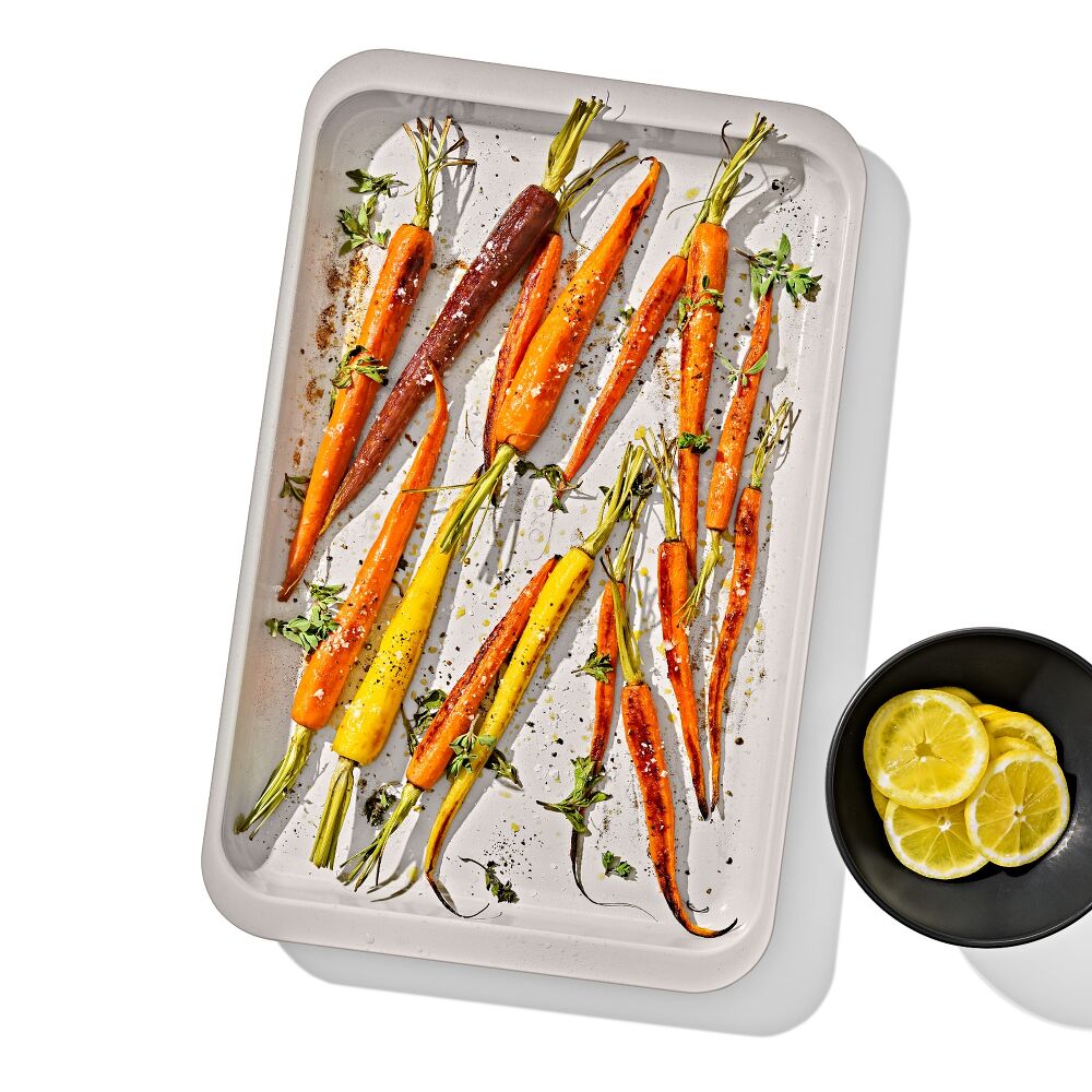 Non-Stick Pro Ceramic Coated Metal Bakeware Half Sheet Pan L5