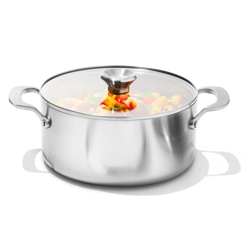 Stainless Steel Mira Series 5.2qt Casserole And Lid Z1