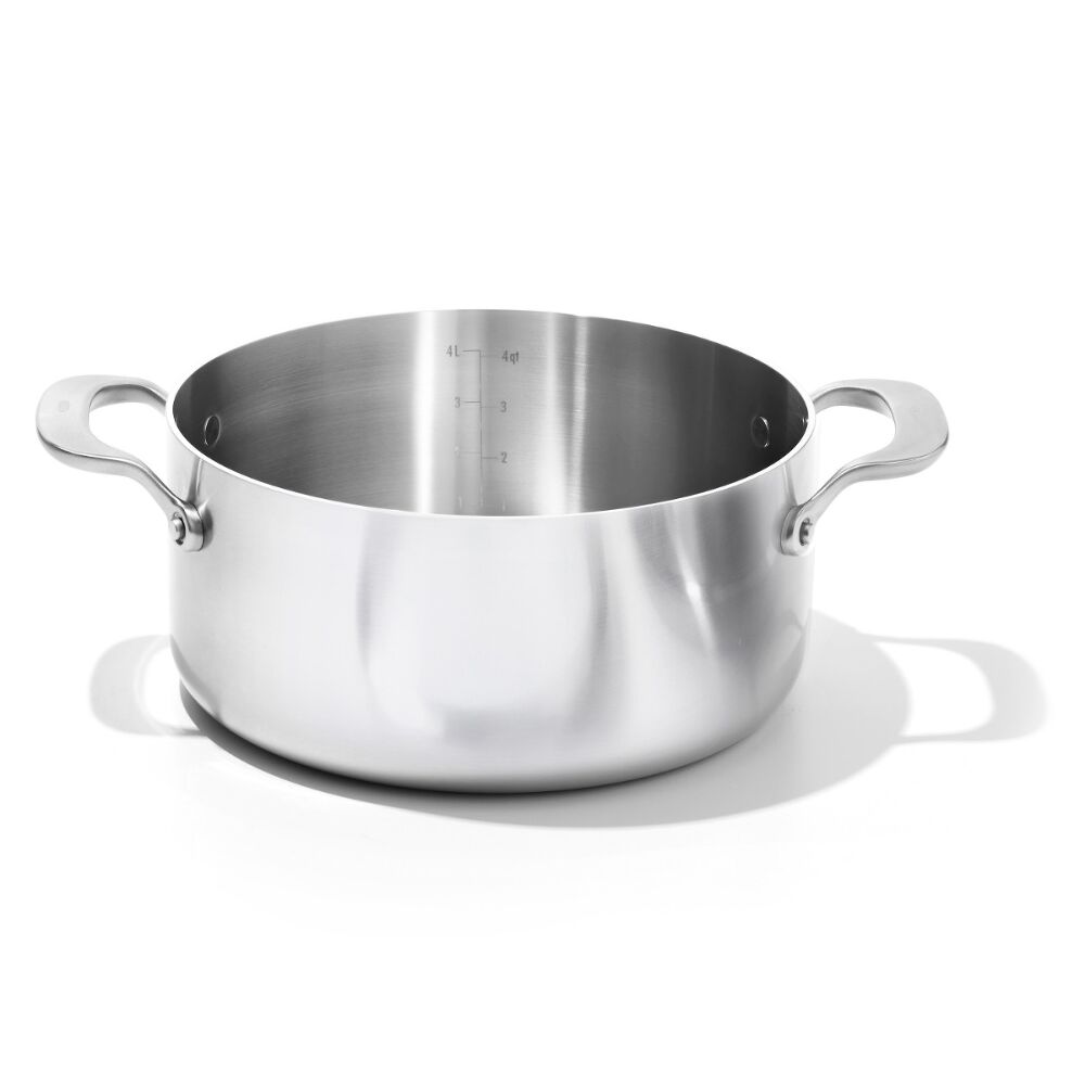 Stainless Steel Mira Series 5.2qt Casserole And Lid Z1