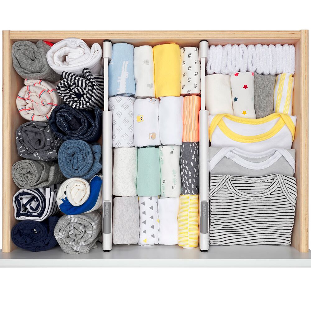 OXO TOT Expandable Dresser Drawer Divider - 4 Pack S3