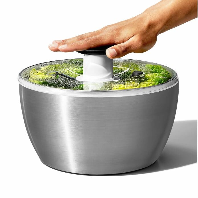Steel Salad Spinner Q6