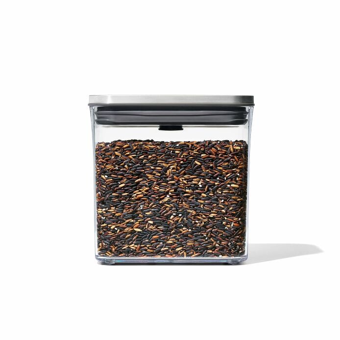 POP Container - Rectangle Short (1.7 Qt/1.6 L) - Matte Black X4