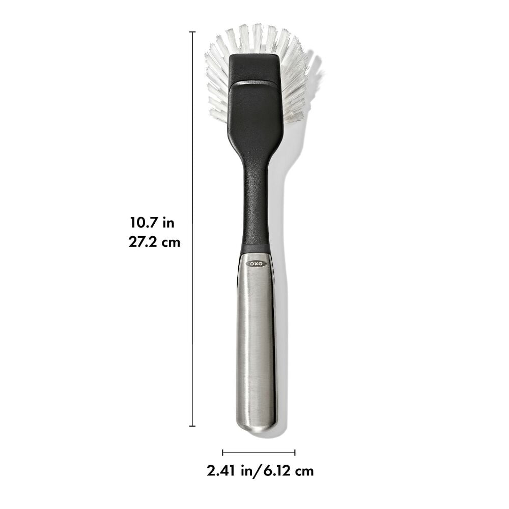 Steel Dish Brush with Replaceable Head V4