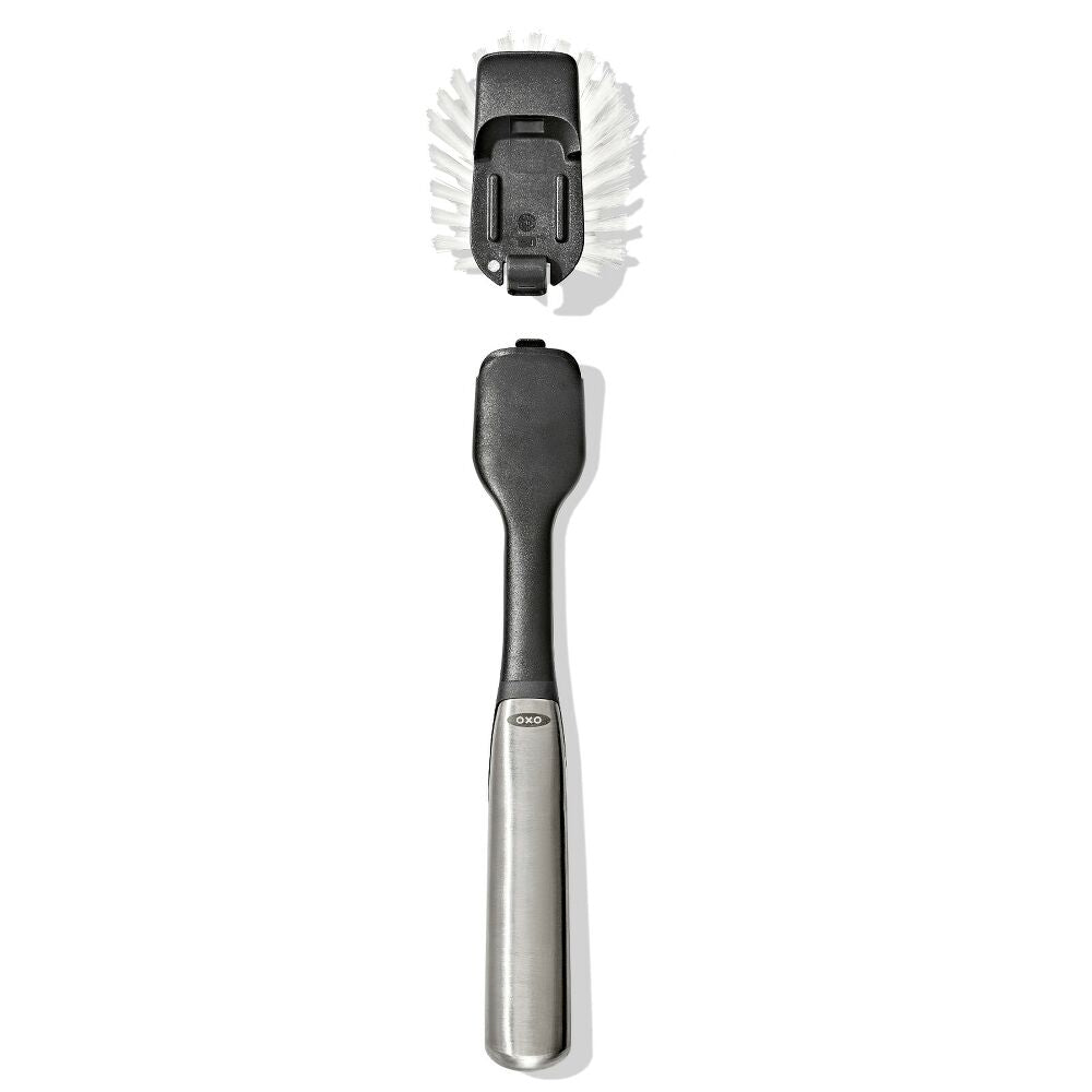 Steel Dish Brush with Replaceable Head V4