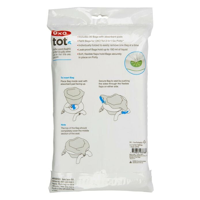 2-in-1 Go Potty™ Refill Bags - 30 Pack W7