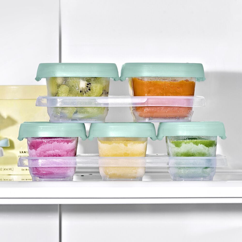 12-Piece Baby Blocks Food Storage Container Set - Opal U4