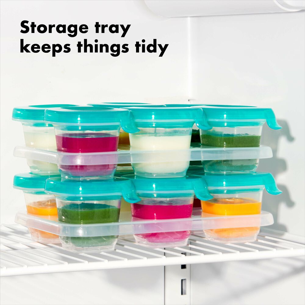 2 oz Baby Blocks™ Silicone Freezer Storage Containers I7
