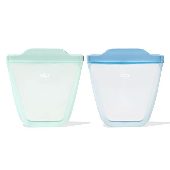 Tot Silicone Reusable Bag - 2-Piece Stand-Up Cup Set Z5