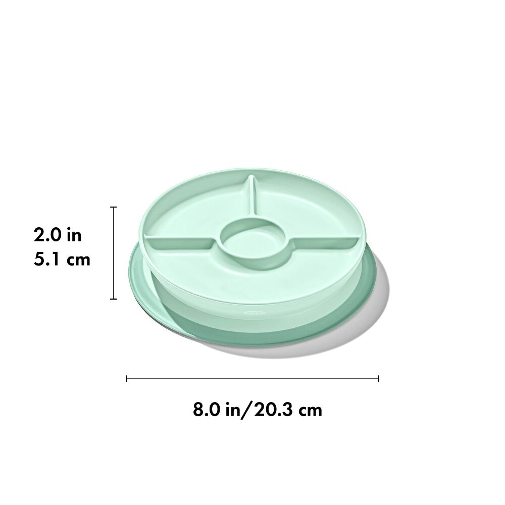Stick & Stay Suction Divided Plate T9