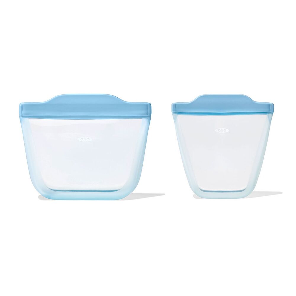 Tot Silicone Reusable Bag - 2-Piece Stand-Up Cup Set Z5