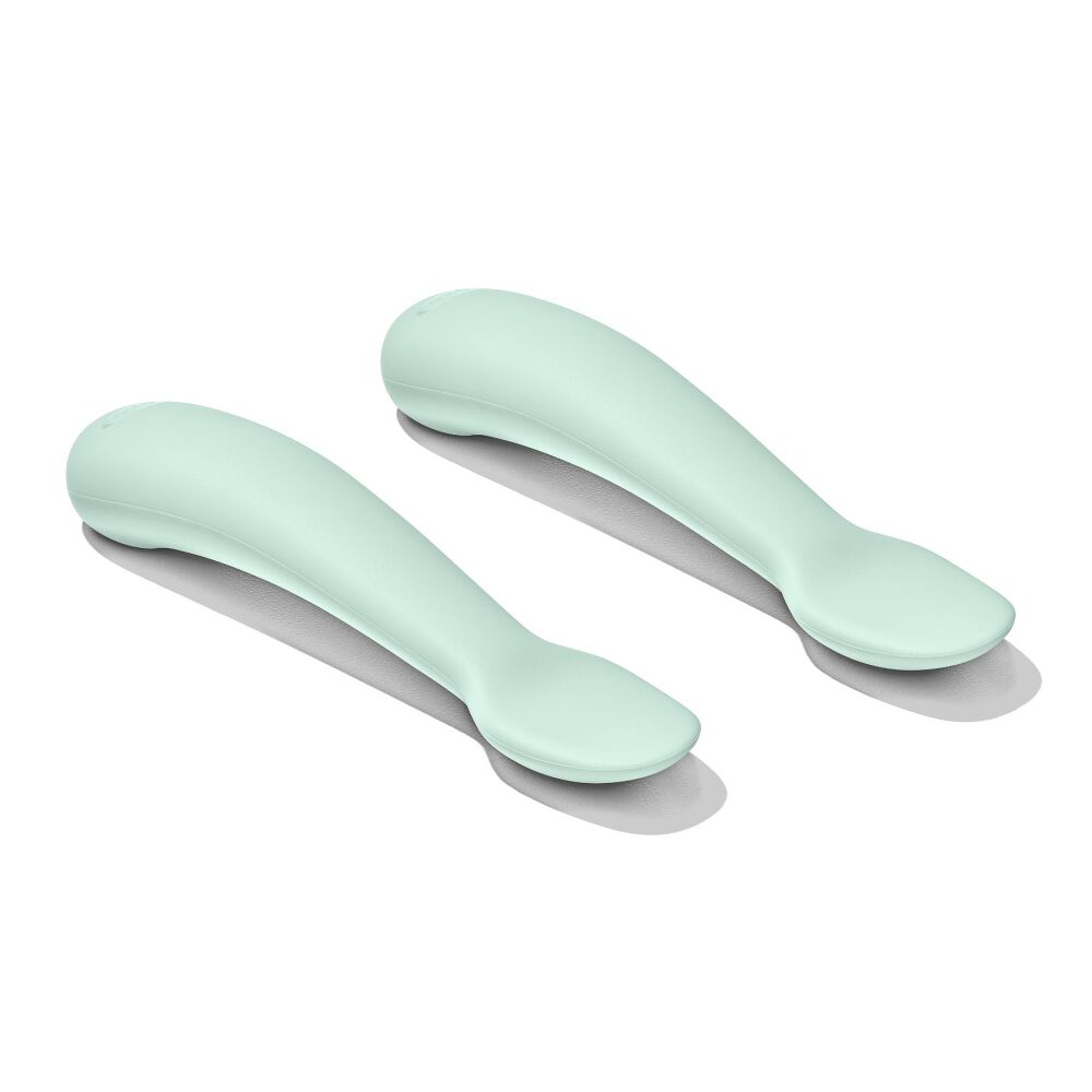 Textured Suction Plate & Spoons Set – 3-Piece B9