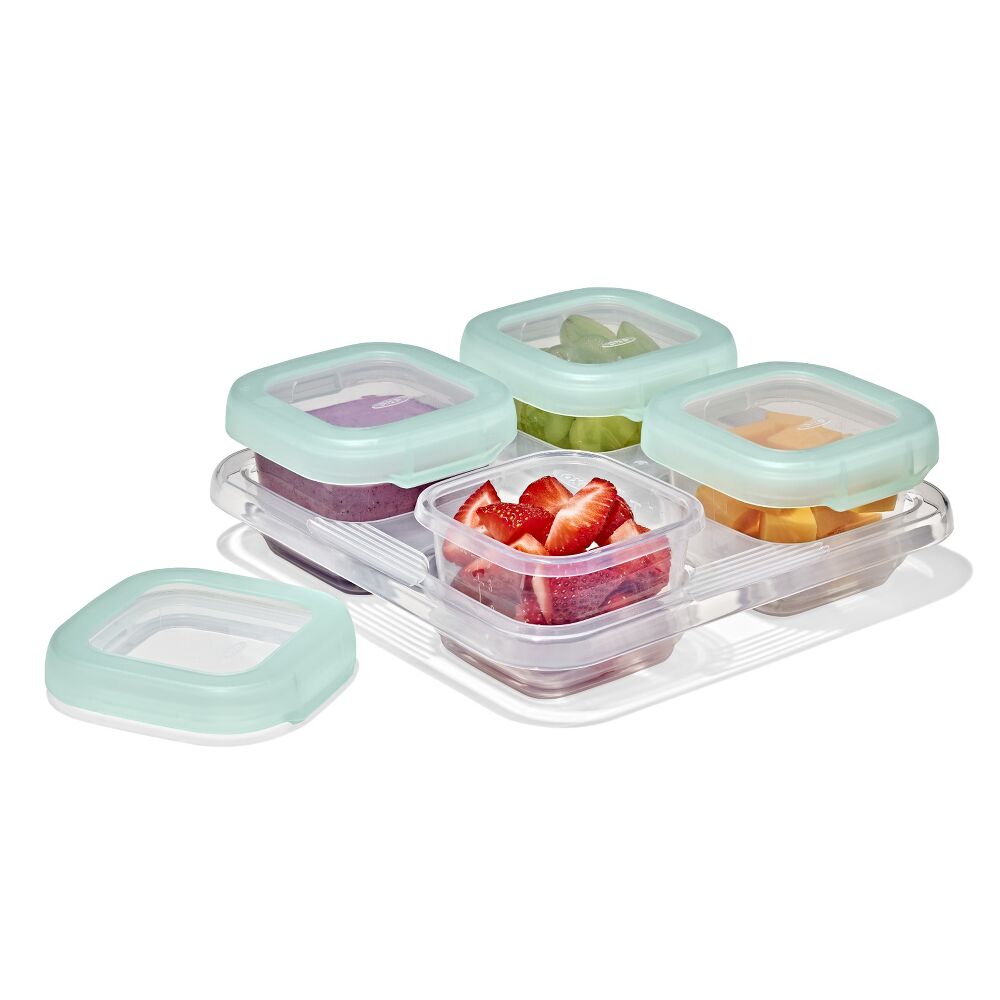 Baby Blocks Food Storage Containers (4 oz) - Opal A4