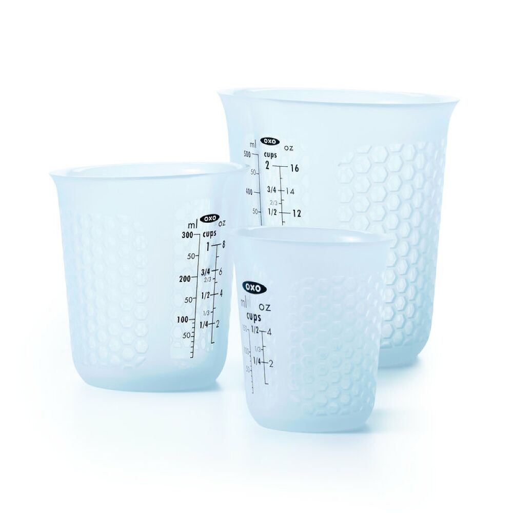 3 Piece Squeeze & Pour Silicone Measuring Cup Set B1